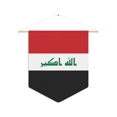 Fanion Drapeau de l'Irak à suspendre en polyester - Pixelforma 