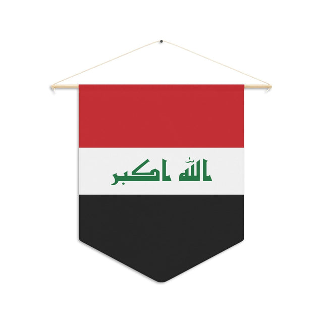 Fanion Drapeau de l'Irak à suspendre en polyester - Pixelforma 