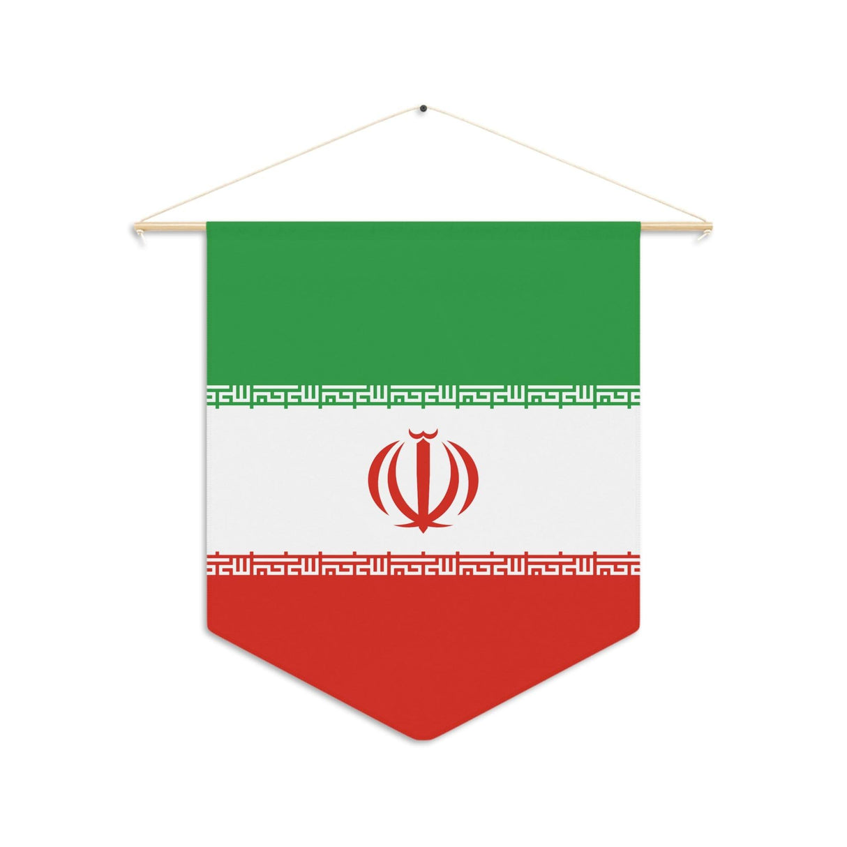 Fanion Drapeau de l'Iran à suspendre en polyester - Pixelforma 