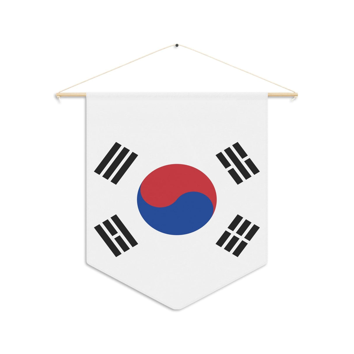 Fanion Drapeau de la Corée du Sud à suspendre en polyester - Pixelforma 