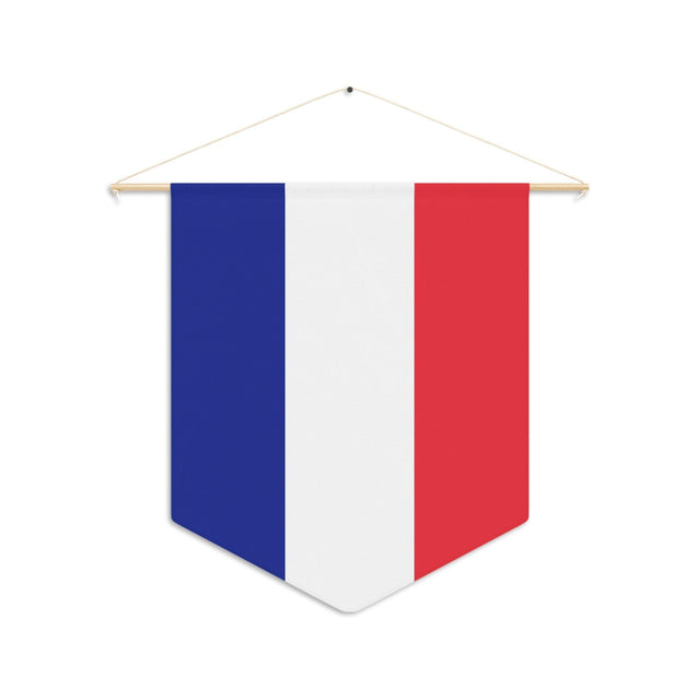 Fanion Drapeau de la France à suspendre en polyester - Pixelforma 