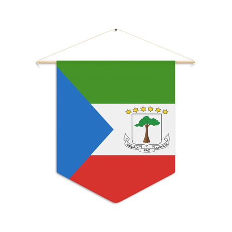 Fanion Drapeau de la Guinée équatoriale à suspendre en polyester - Pixelforma 