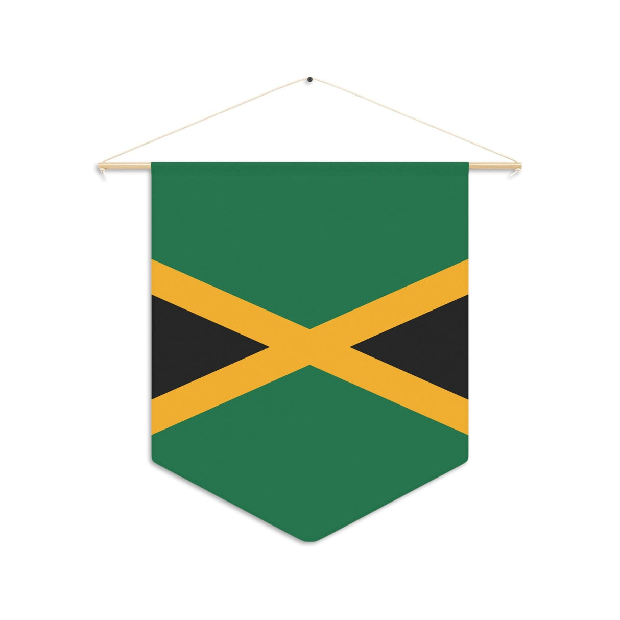 Fanion Drapeau de la Jamaïque à suspendre en polyester - Pixelforma 