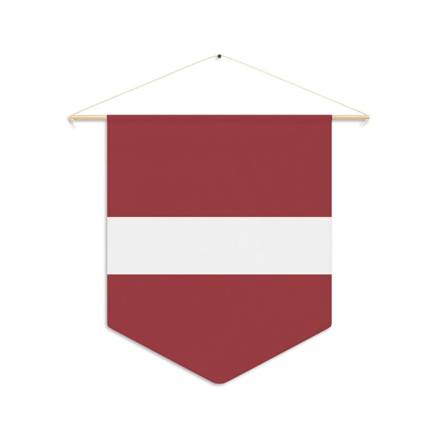 Fanion Drapeau de la Lettonie à suspendre en polyester - Pixelforma 
