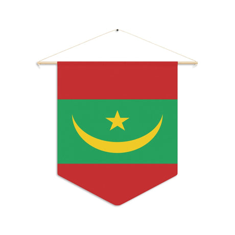 Fanion Drapeau de la Mauritanie officiel à suspendre en polyester - Pixelforma 