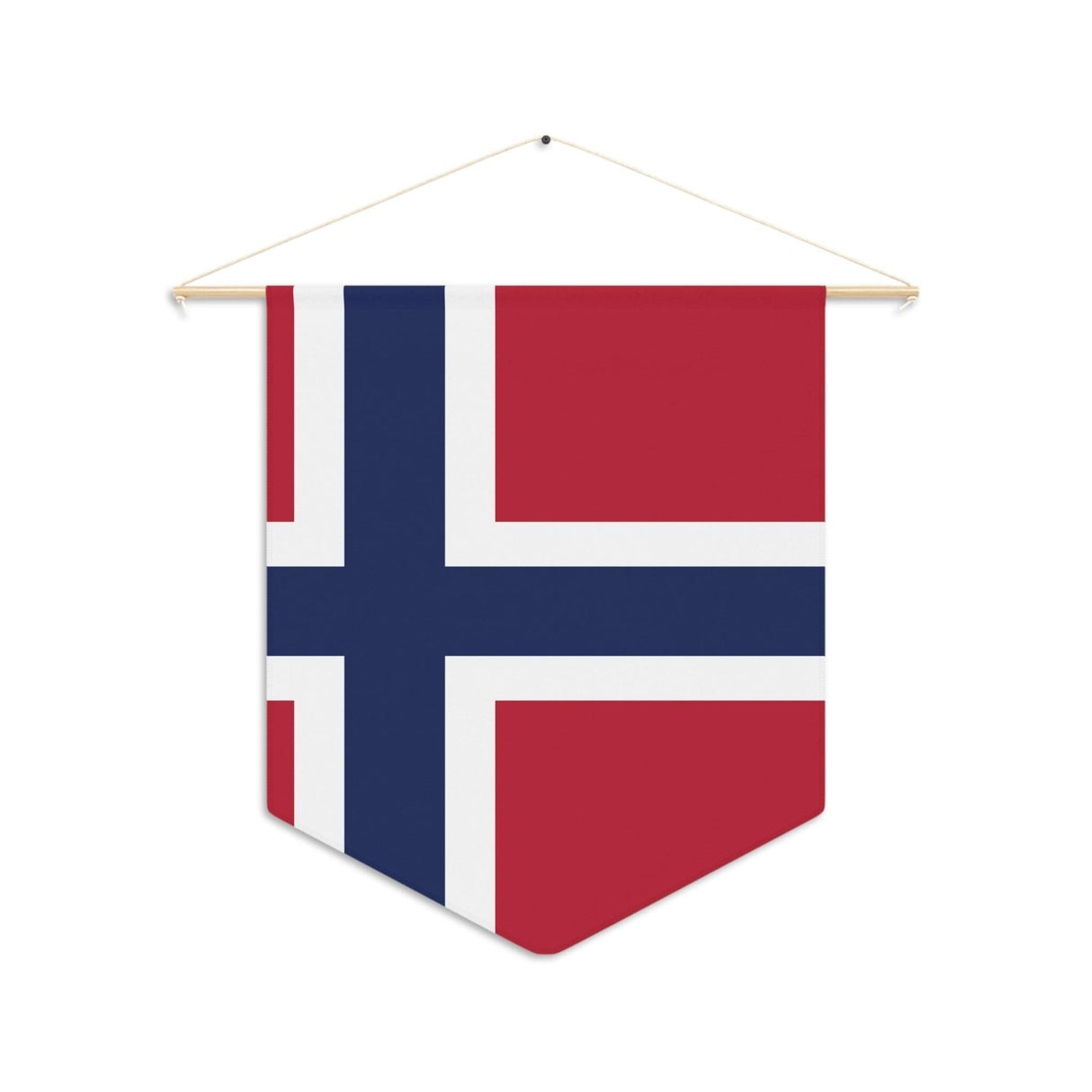Fanion Drapeau de la Norvège à suspendre en polyester - Pixelforma 
