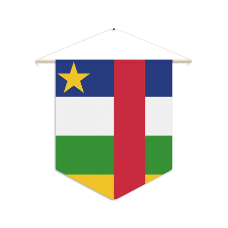 Fanion Drapeau de la République centrafricaine à suspendre en polyester - Pixelforma 