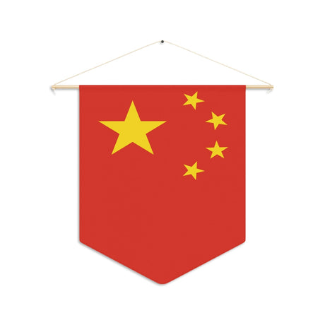 Fanion Drapeau de la république populaire de Chine à suspendre en polyester - Pixelforma 