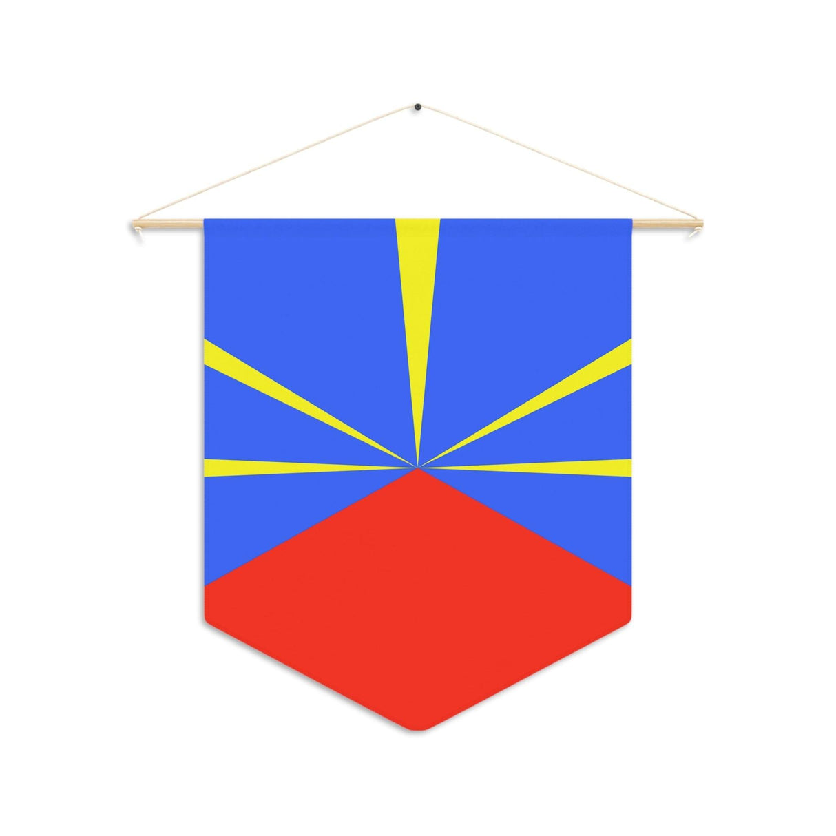 Fanion Drapeau de La Réunion à suspendre en polyester - Pixelforma 