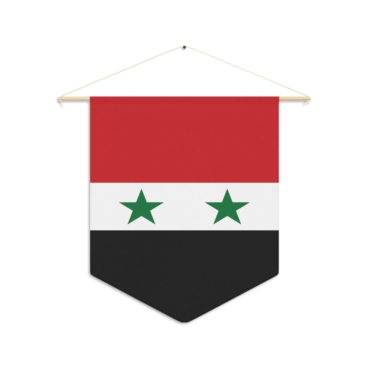 Fanion Drapeau de la Syrie à suspendre en polyester - Pixelforma 