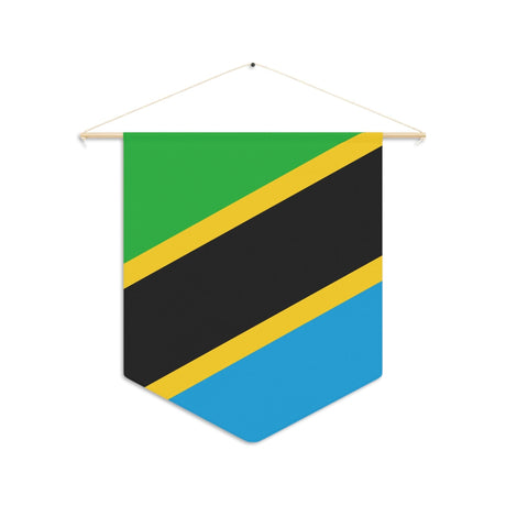 Fanion Drapeau de la Tanzanie à suspendre en polyester - Pixelforma 