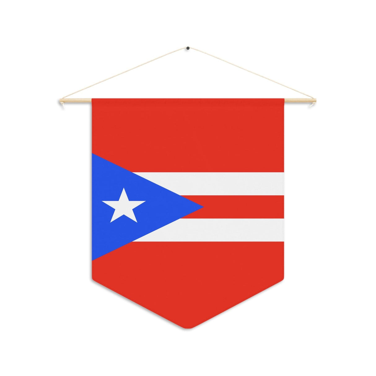 Fanion Drapeau de Porto Rico à suspendre en polyester - Pixelforma 