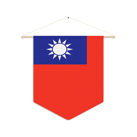 Fanion Drapeau de Taïwan à suspendre en polyester - Pixelforma 