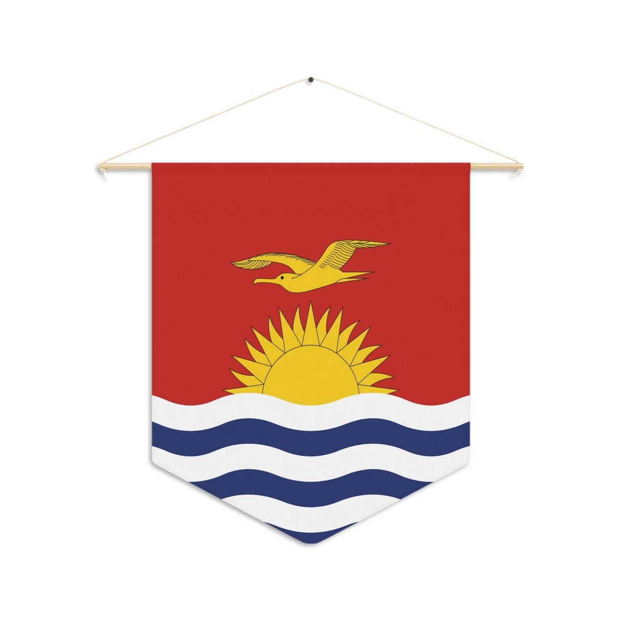 Fanion Drapeau des Kiribati à suspendre en polyester - Pixelforma 