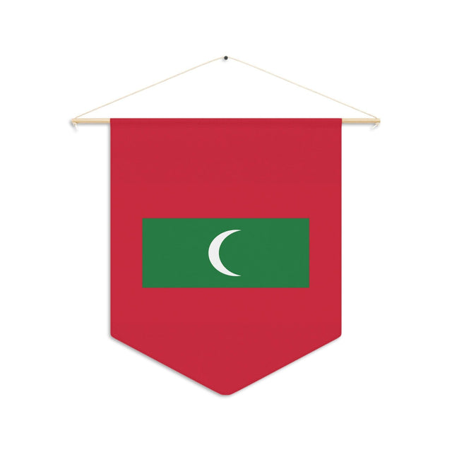 Fanion Drapeau des Maldives à suspendre en polyester - Pixelforma 