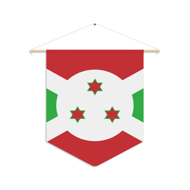Fanion Drapeau du Burundi à suspendre en polyester - Pixelforma 