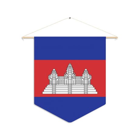 Fanion Drapeau du Cambodge à suspendre en polyester - Pixelforma 