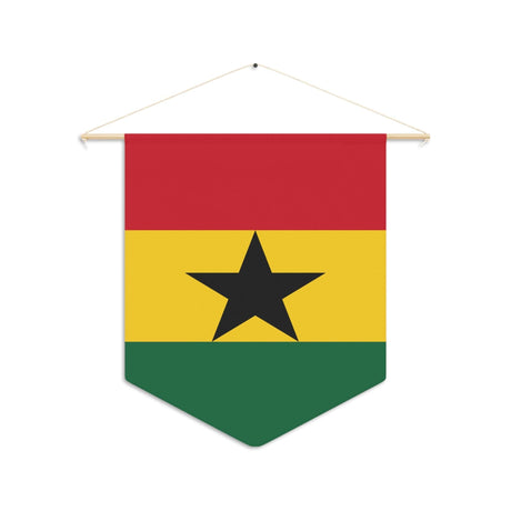 Fanion Drapeau du Ghana à suspendre en polyester - Pixelforma 