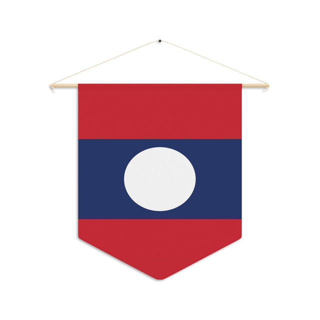 Fanion Drapeau du Laos à suspendre en polyester - Pixelforma 