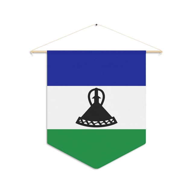 Fanion Drapeau du Lesotho à suspendre en polyester - Pixelforma 