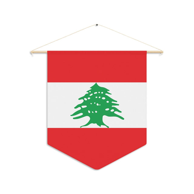 Fanion Drapeau du Liban à suspendre en polyester - Pixelforma 