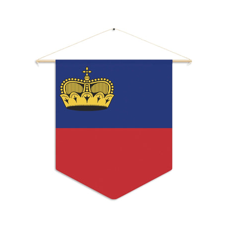 Fanion Drapeau du Liechtenstein à suspendre en polyester - Pixelforma 