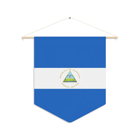Fanion Drapeau du Nicaragua à suspendre en polyester - Pixelforma 