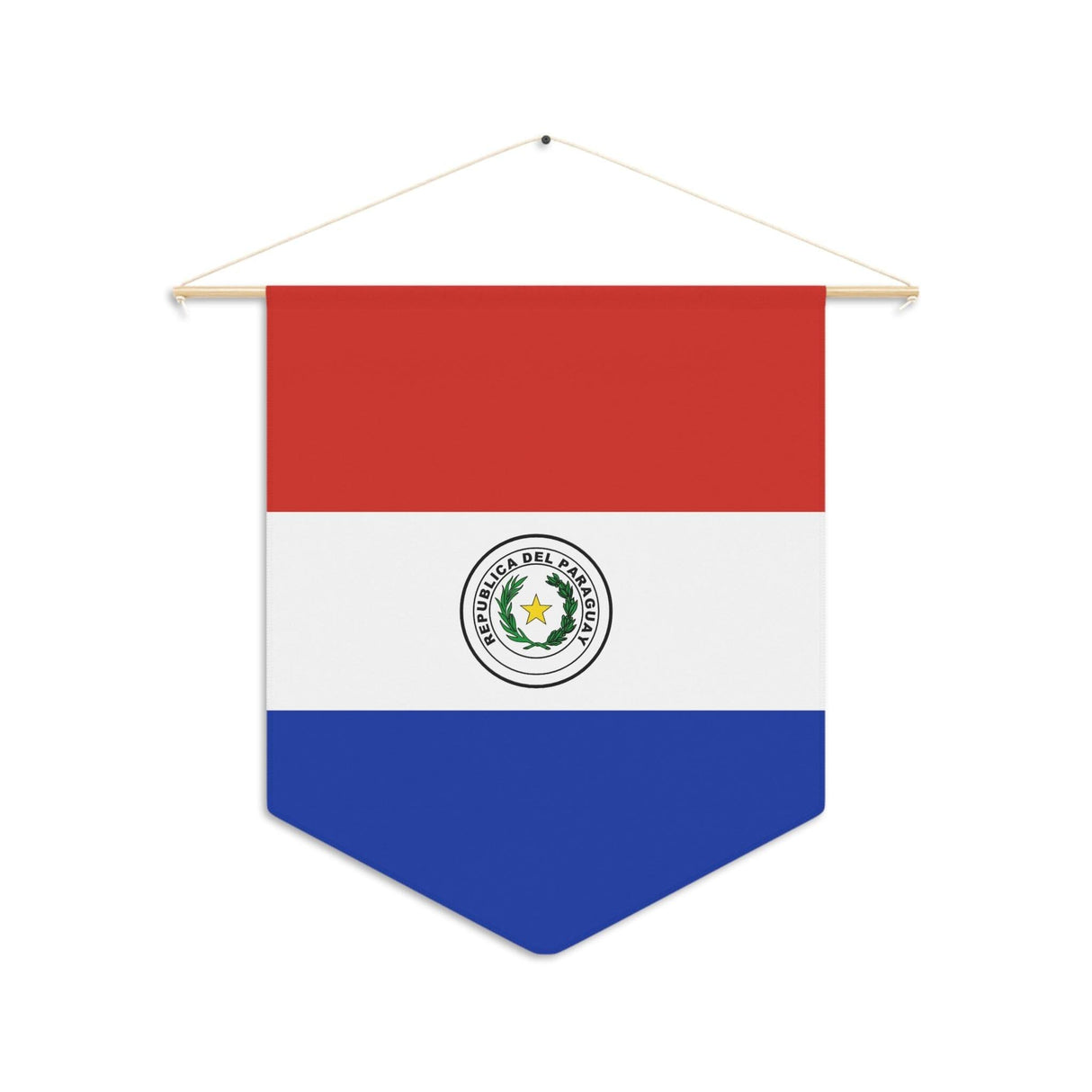 Fanion Drapeau du Paraguay à suspendre en polyester - Pixelforma 