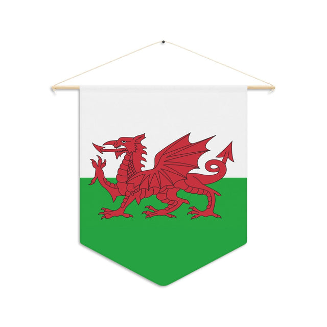 Fanion Drapeau du pays de Galles à suspendre en polyester - Pixelforma 