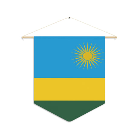 Fanion Drapeau du Rwanda à suspendre en polyester - Pixelforma 
