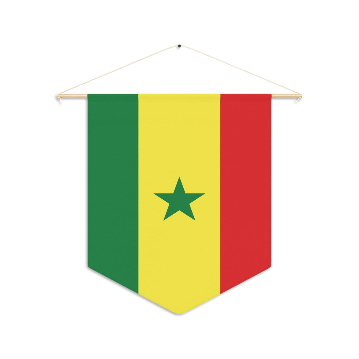 Fanion Drapeau du Sénégal à suspendre en polyester - Pixelforma 