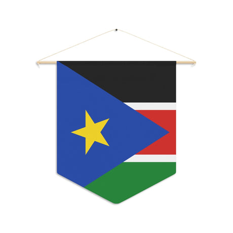 Fanion Drapeau du Soudan du Sud à suspendre en polyester - Pixelforma 