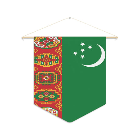 Fanion Drapeau du Turkménistan à suspendre en polyester - Pixelforma 