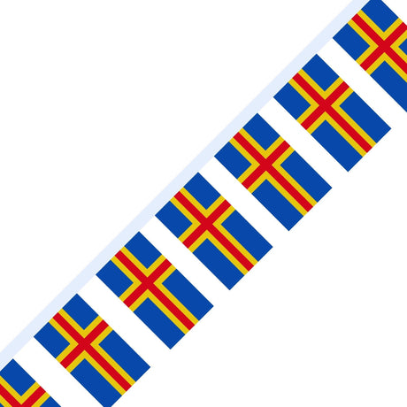 Guirlande Drapeau d'Åland en plusieurs tailles - Pixelforma 