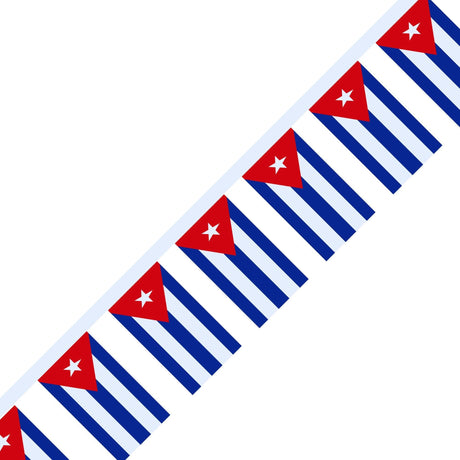 Guirlande Drapeau de Cuba en plusieurs tailles - Pixelforma 