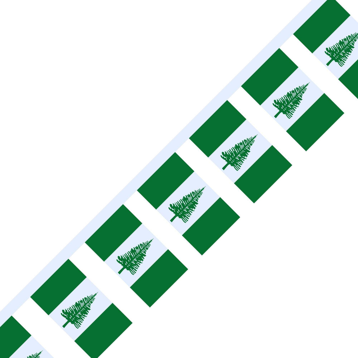 Guirlande Drapeau de l'île Norfolk en plusieurs tailles - Pixelforma 