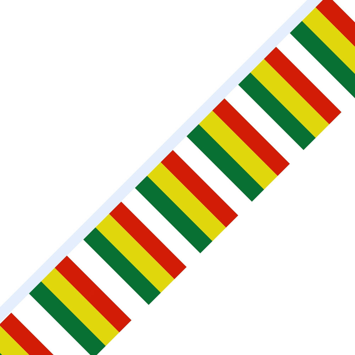 Guirlande Drapeau de la Bolivie en plusieurs tailles - Pixelforma 