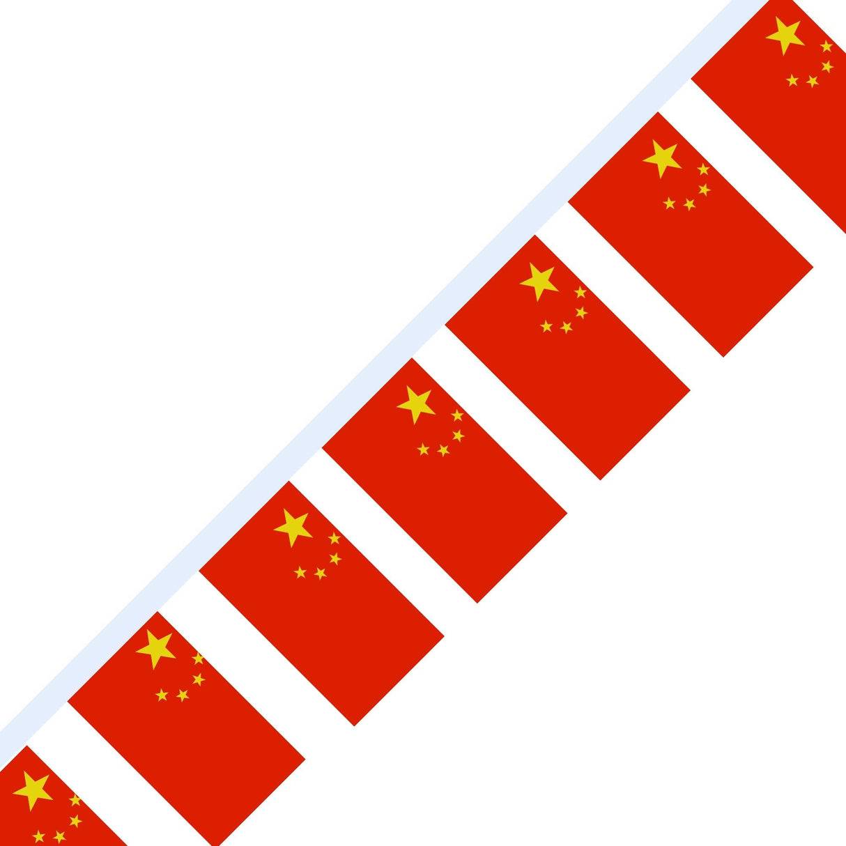 Guirlande Drapeau de la Chine en plusieurs tailles - Pixelforma 