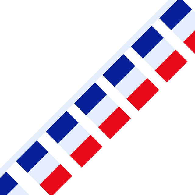 Guirlande Drapeau de la France en plusieurs tailles - Pixelforma 