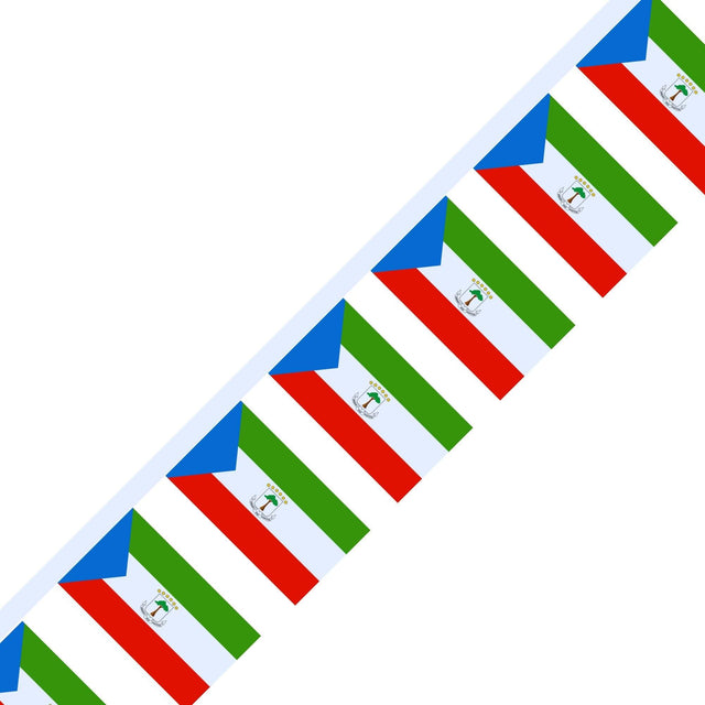 Guirlande Drapeau de la Guinée équatoriale en plusieurs tailles - Pixelforma 