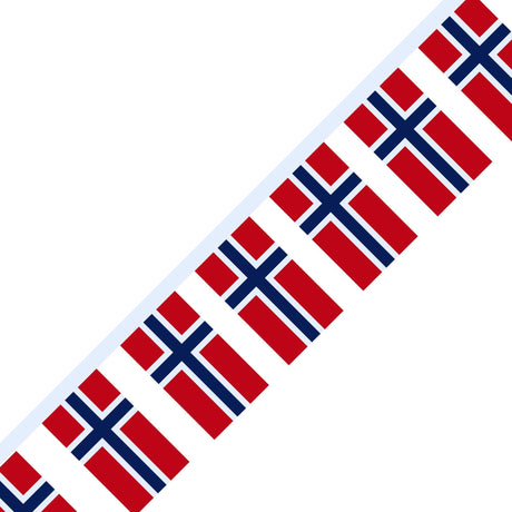 Guirlande Drapeau de la Norvège en plusieurs tailles - Pixelforma 