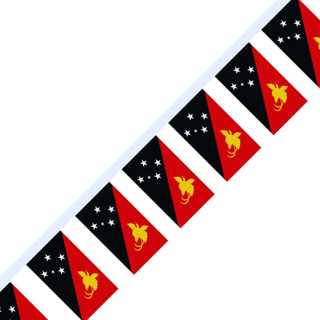 Guirlande Drapeau de la Papouasie-Nouvelle-Guinée en plusieurs tailles - Pixelforma 