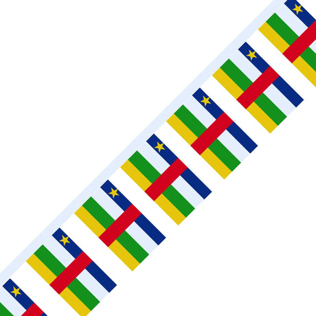 Guirlande Drapeau de la République centrafricaine en plusieurs tailles - Pixelforma 