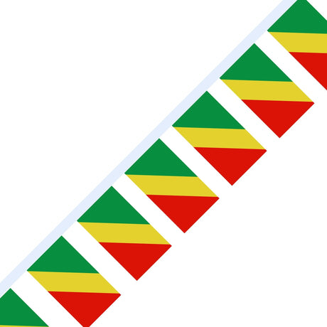 Guirlande Drapeau de la république du Congo en plusieurs tailles - Pixelforma 