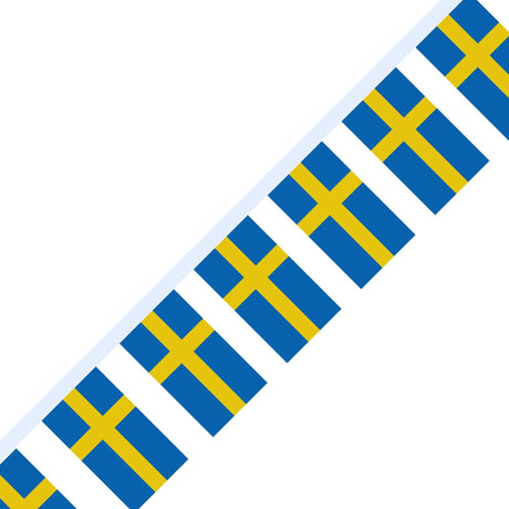 Guirlande Drapeau de la Suède en plusieurs tailles - Pixelforma 