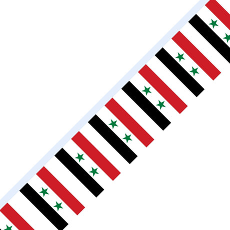 Guirlande Drapeau de la Syrie en plusieurs tailles - Pixelforma 