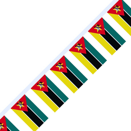 Guirlande Drapeau du Mozambique en plusieurs tailles - Pixelforma 