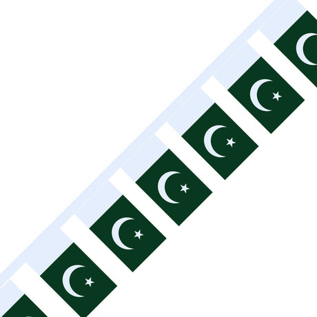 Guirlande Drapeau du Pakistan en plusieurs tailles - Pixelforma 