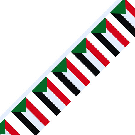 Guirlande Drapeau du Soudan en plusieurs tailles - Pixelforma 