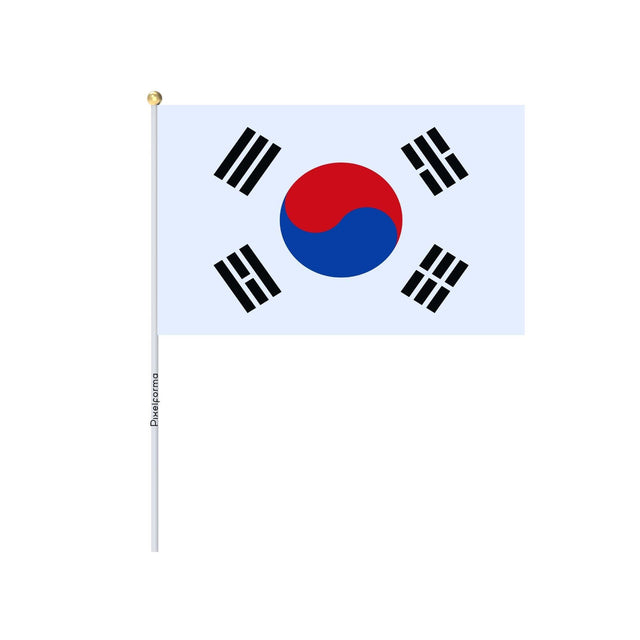Lots Mini Drapeau de la Corée du Sud en plusieurs tailles - Pixelforma 